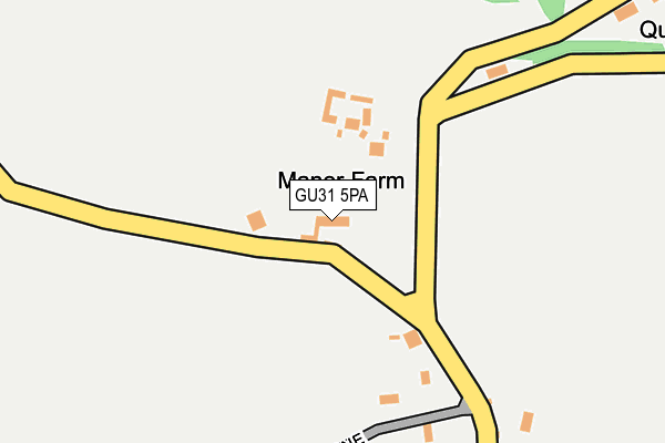 GU31 5PA map - OS OpenMap – Local (Ordnance Survey)