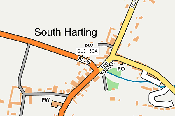 GU31 5QA map - OS OpenMap – Local (Ordnance Survey)