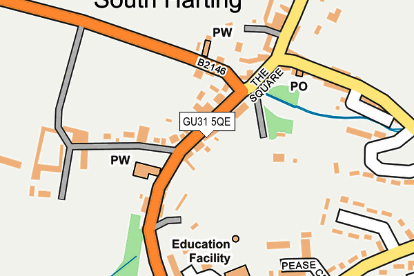 GU31 5QE map - OS OpenMap – Local (Ordnance Survey)