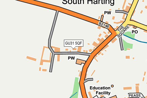 GU31 5QF map - OS OpenMap – Local (Ordnance Survey)