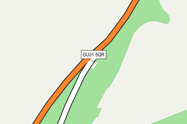 GU31 5QR map - OS OpenMap – Local (Ordnance Survey)