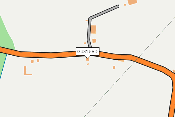 GU31 5RD map - OS OpenMap – Local (Ordnance Survey)