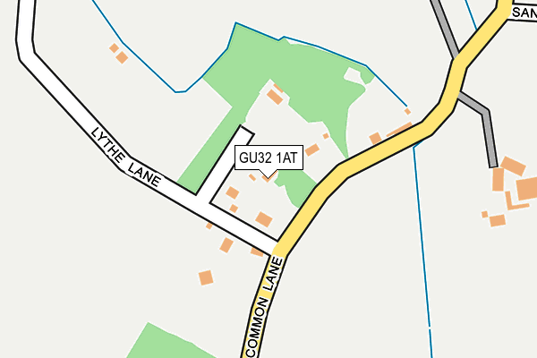 GU32 1AT map - OS OpenMap – Local (Ordnance Survey)