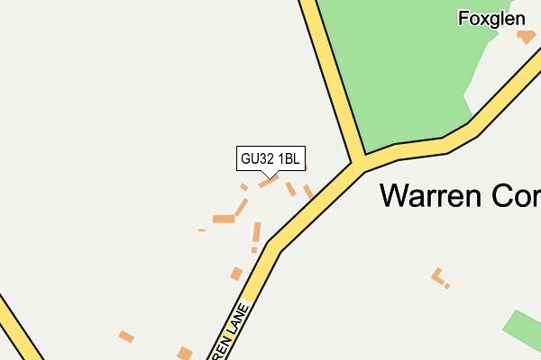 GU32 1BL map - OS OpenMap – Local (Ordnance Survey)