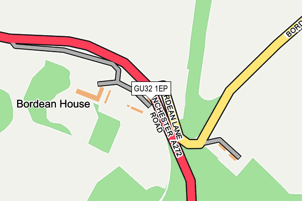 GU32 1EP map - OS OpenMap – Local (Ordnance Survey)