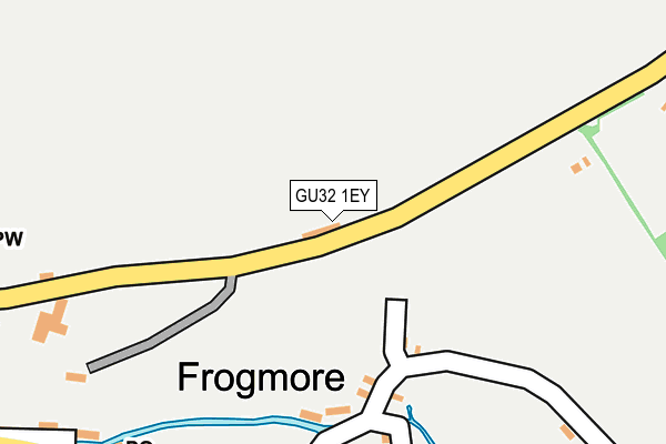 GU32 1EY map - OS OpenMap – Local (Ordnance Survey)