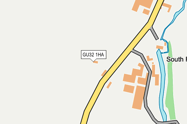GU32 1HA map - OS OpenMap – Local (Ordnance Survey)