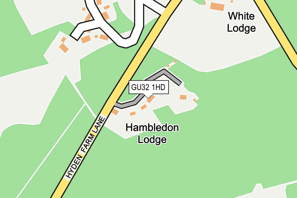 GU32 1HD map - OS OpenMap – Local (Ordnance Survey)