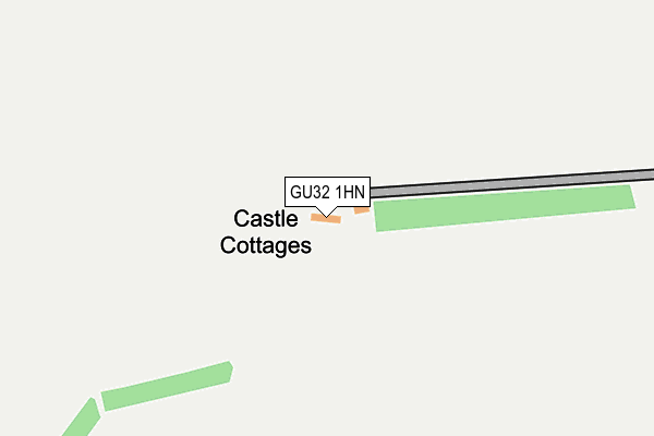 GU32 1HN map - OS OpenMap – Local (Ordnance Survey)