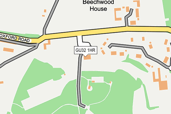 GU32 1HR map - OS OpenMap – Local (Ordnance Survey)