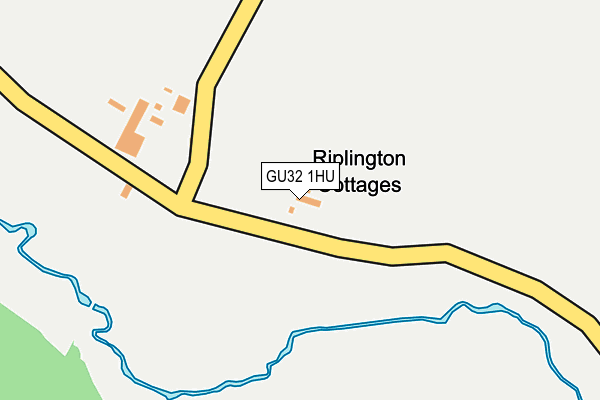 GU32 1HU map - OS OpenMap – Local (Ordnance Survey)