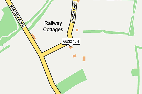 GU32 1JH map - OS OpenMap – Local (Ordnance Survey)