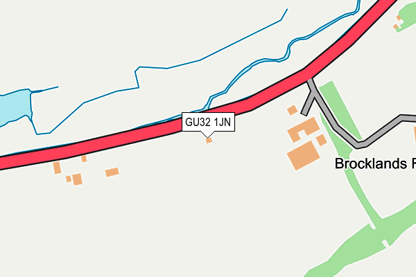 GU32 1JN map - OS OpenMap – Local (Ordnance Survey)