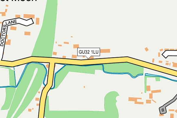 GU32 1LU map - OS OpenMap – Local (Ordnance Survey)
