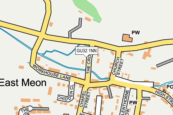 GU32 1NN map - OS OpenMap – Local (Ordnance Survey)