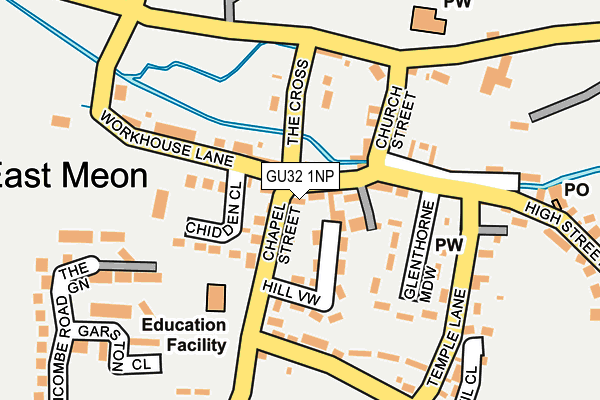 GU32 1NP map - OS OpenMap – Local (Ordnance Survey)