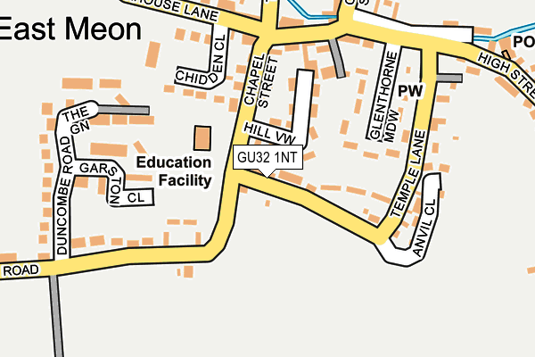 GU32 1NT map - OS OpenMap – Local (Ordnance Survey)