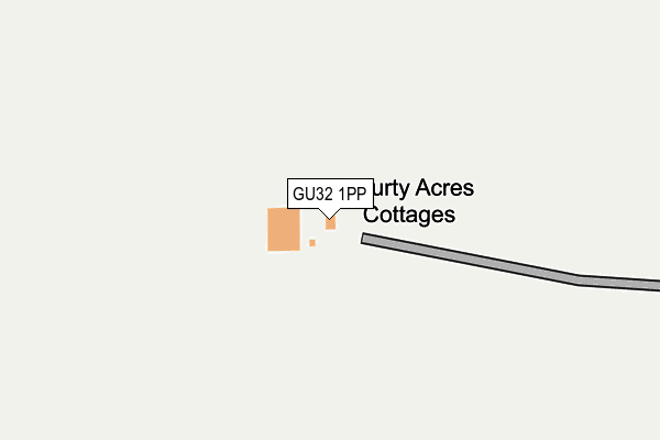GU32 1PP map - OS OpenMap – Local (Ordnance Survey)