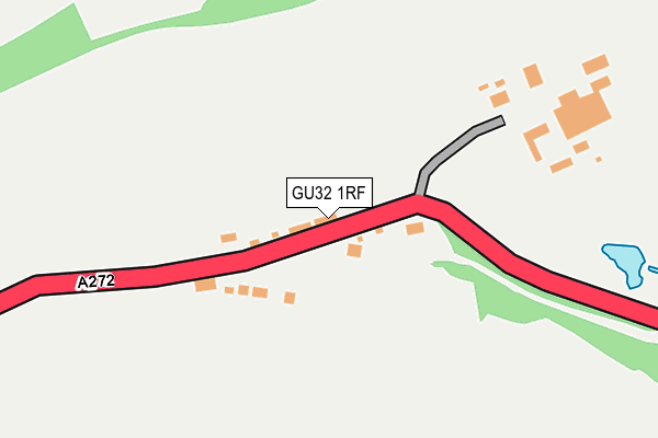 GU32 1RF map - OS OpenMap – Local (Ordnance Survey)