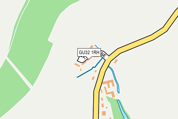GU32 1RH map - OS OpenMap – Local (Ordnance Survey)