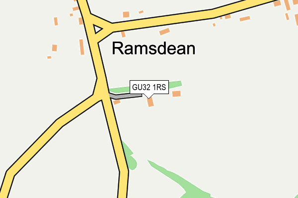GU32 1RS map - OS OpenMap – Local (Ordnance Survey)