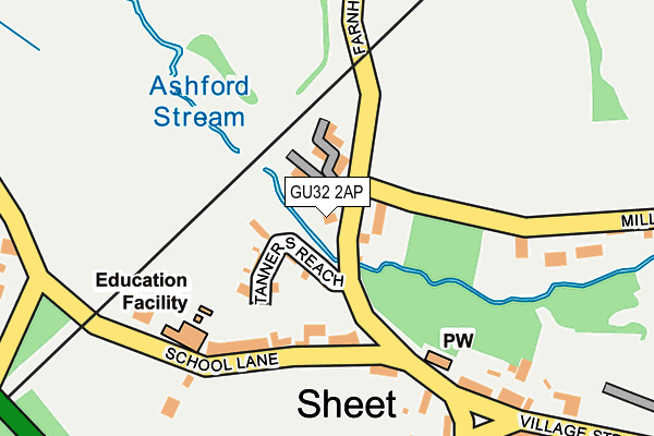 GU32 2AP map - OS OpenMap – Local (Ordnance Survey)