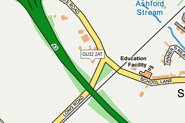 GU32 2AT map - OS OpenMap – Local (Ordnance Survey)