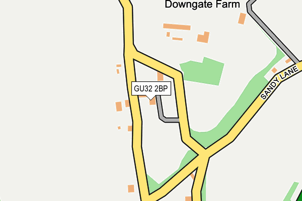 GU32 2BP map - OS OpenMap – Local (Ordnance Survey)