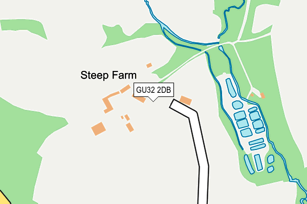 GU32 2DB map - OS OpenMap – Local (Ordnance Survey)