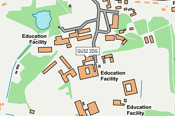 GU32 2DG map - OS OpenMap – Local (Ordnance Survey)