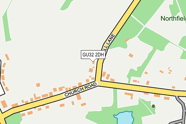GU32 2DH map - OS OpenMap – Local (Ordnance Survey)