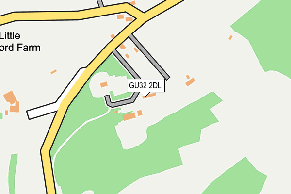 GU32 2DL map - OS OpenMap – Local (Ordnance Survey)