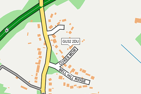 GU32 2DU map - OS OpenMap – Local (Ordnance Survey)