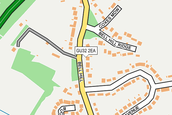 GU32 2EA map - OS OpenMap – Local (Ordnance Survey)
