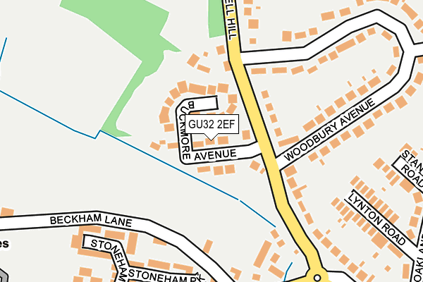 GU32 2EF map - OS OpenMap – Local (Ordnance Survey)