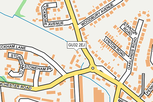 GU32 2EJ map - OS OpenMap – Local (Ordnance Survey)