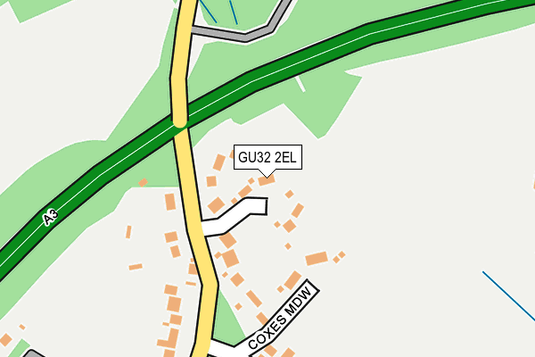 GU32 2EL map - OS OpenMap – Local (Ordnance Survey)