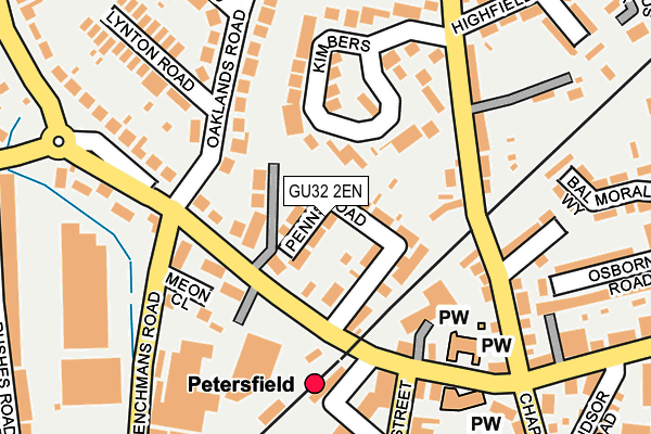 GU32 2EN map - OS OpenMap – Local (Ordnance Survey)