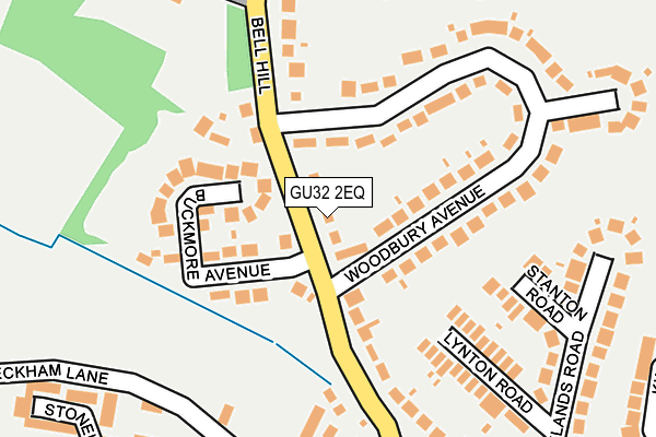 GU32 2EQ map - OS OpenMap – Local (Ordnance Survey)