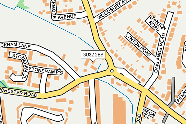 GU32 2ES map - OS OpenMap – Local (Ordnance Survey)