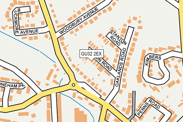 GU32 2EX map - OS OpenMap – Local (Ordnance Survey)