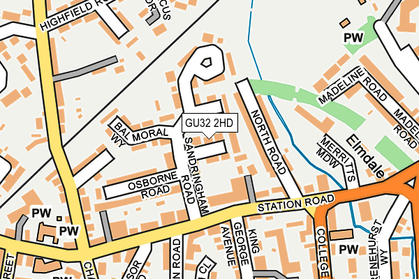 GU32 2HD map - OS OpenMap – Local (Ordnance Survey)