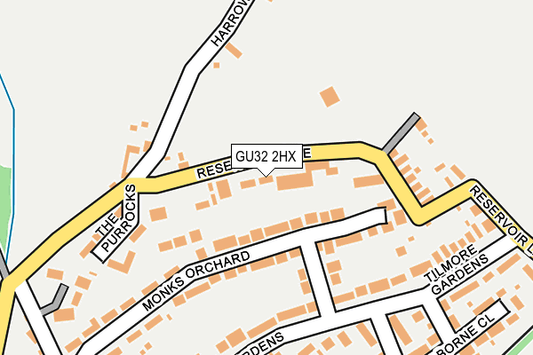 Map of LA PETITE FERME LIMITED at local scale