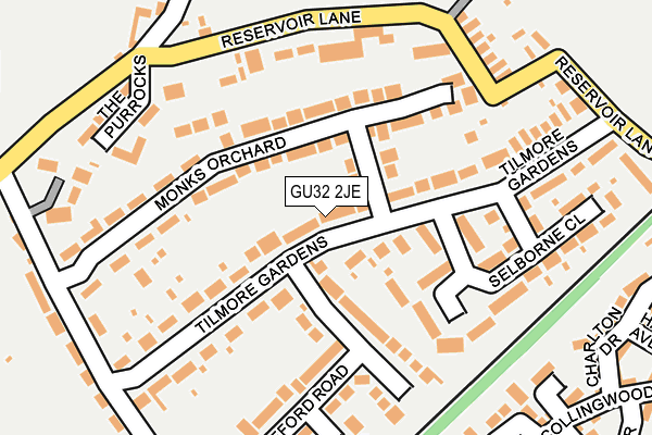 GU32 2JE map - OS OpenMap – Local (Ordnance Survey)