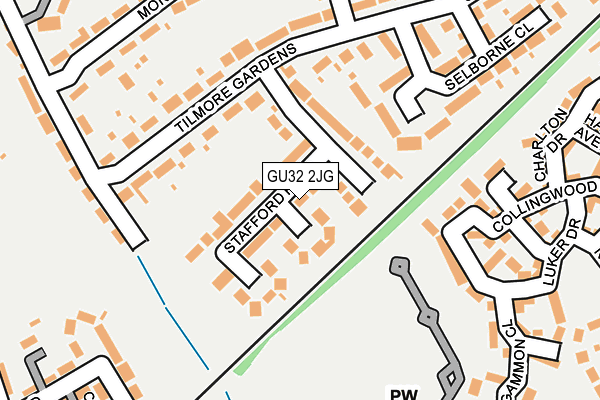 GU32 2JG map - OS OpenMap – Local (Ordnance Survey)