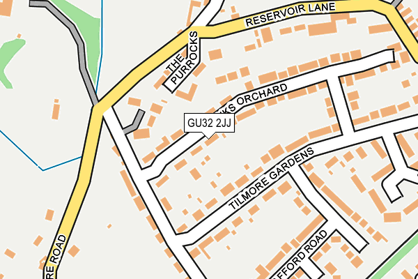 GU32 2JJ map - OS OpenMap – Local (Ordnance Survey)