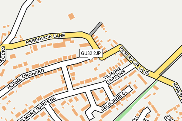 GU32 2JP map - OS OpenMap – Local (Ordnance Survey)