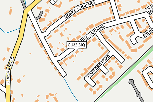 GU32 2JQ map - OS OpenMap – Local (Ordnance Survey)