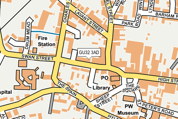 Map of PETERSFIELD COMPUTER SOLUTIONS LIMITED at local scale