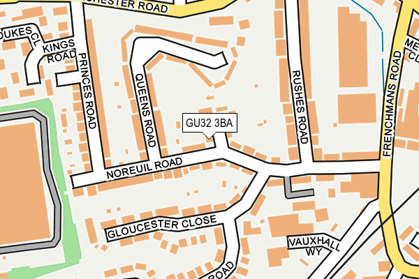 GU32 3BA map - OS OpenMap – Local (Ordnance Survey)